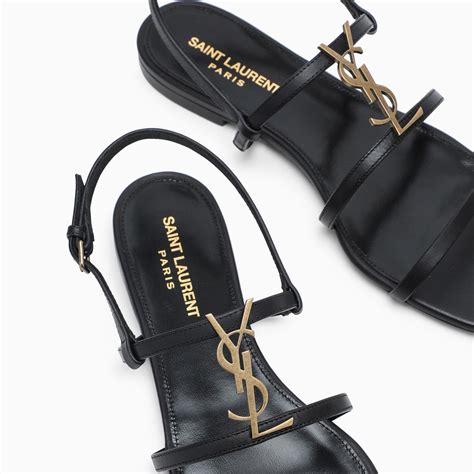 ysl cassandra sandal flat sale|ysl flat sandals women.